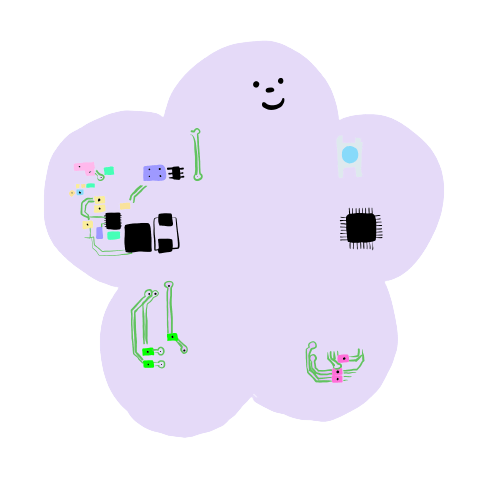 tinytinker flower mascot